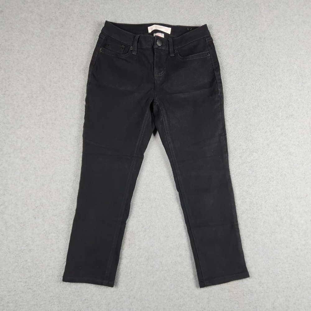 No Boundaries Jeans Girls 3 Black White Skinny Slim Stretch Lot of 2 Pants - Picture 7 of 12